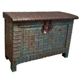 Chest Alexandra House Living Blue Mango wood 44 x 90 x 132 cm by Alexandra House Living, Trunks - Ref: D1631939, Price: 351,6...