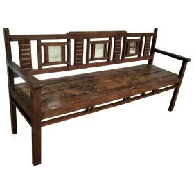 Banc Alexandra House Living Marron Bois Recyclé 58 x 95 x 183 cm de Alexandra House Living, Bancs - Réf : D1631947, Prix : 30...