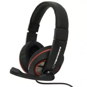 Headphones Esperanza EH118 Black Red by Esperanza, Headphones and accessories - Ref: S9119964, Price: 8,54 €, Discount: %