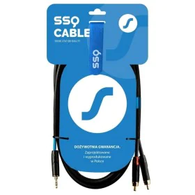 Cable Audio Jack a 2 RCA Sound station quality (SSQ) MiJRCA1 1 m de Sound station quality (SSQ), Cables - Ref: S9120825, Prec...