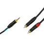 Cabo áudio jack para 2 RCA Sound station quality (SSQ) MiJRCA1 1 m de Sound station quality (SSQ), Cabos - Ref: S9120825, Pre...