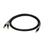 Audio Jack to 2 RCA Cable Sound station quality (SSQ) MiJRCA1 1 m by Sound station quality (SSQ), Cables - Ref: S9120825, Pri...