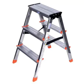 3-step folding ladder Krause 120397 Silver Aluminium by Krause, Folding Steps - Ref: S9120933, Price: 56,00 €, Discount: %