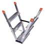 Escalera plegable de 3 peldaños Krause 120397 Plateado Aluminio de Krause, Escaleras plegables - Ref: S9120933, Precio: 59,45...