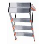 Escalera plegable de 4 peldaños Krause 120403 Plateado Aluminio de Krause, Escaleras plegables - Ref: S9120934, Precio: 76,16...