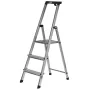 Escalera plegable de 3 peldaños Krause 126313 Plateado Aluminio de Krause, Escaleras plegables - Ref: S9120940, Precio: 65,21...