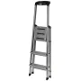 Escalera plegable de 3 peldaños Krause 126313 Plateado Aluminio de Krause, Escaleras plegables - Ref: S9120940, Precio: 65,21...