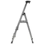 Escalera plegable de 3 peldaños Krause 126313 Plateado Aluminio de Krause, Escaleras plegables - Ref: S9120940, Precio: 65,21...