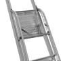 Escalera plegable de 3 peldaños Krause 126214 Plateado Aluminio de Krause, Escaleras plegables - Ref: S9120941, Precio: 57,41...