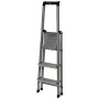 Escalera plegable de 3 peldaños Krause 126214 Plateado Aluminio de Krause, Escaleras plegables - Ref: S9120941, Precio: 57,41...