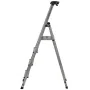 Escalera plegable de 4 peldaños Krause 126320 Negro Plateado Aluminio de Krause, Escaleras plegables - Ref: S9120944, Precio:...