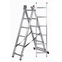 Escalera plegable de 6 peldaños Krause 30368 Plateado Acero de Krause, Escaleras plegables - Ref: S9120948, Precio: 142,07 €,...