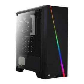 Boîtier ATX semi-tour Aerocool Cylon RGB USB3.0 Noir LED RGB de Aerocool, Boîtiers pour ordinateurs de bureau - Réf : S912114...