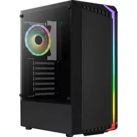 Caja Semitorre ATX Aerocool Bionic Negro de Aerocool, Cajas de ordenador de sobremesa - Ref: S9121152, Precio: 62,73 €, Descu...