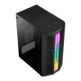 Caixa Semitorre Micro ATX / ATX/ ITX Aerocool Prime Preto RGB de Aerocool, Caixas para computador de secretária - Ref: S91211...