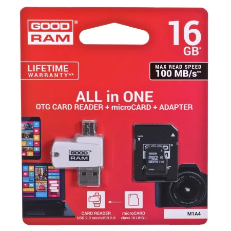 Memória USB GoodRam M1A4 All in One Branco Preto Cinzento 16 GB de GoodRam, Memórias USB - Ref: S9122085, Preço: 6,49 €, Desc...