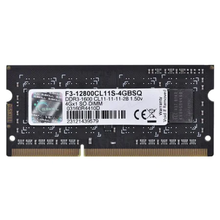 Memoria RAM GSKILL PAMGSKSOO0047 DDR3 4 GB CL11 di GSKILL, Memoria centrale - Rif: S9122285, Prezzo: 14,63 €, Sconto: %