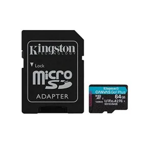 Cartão de Memória Micro SD com Adaptador Kingston Canvas Go! Plus 64 GB de Kingston, Cartões de memória - Ref: S9122499, Preç...