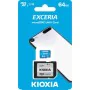 Mikro SD Speicherkarte mit Adapter Kioxia Exceria 64 GB UHS-I Klasse 10 Blau von Kioxia, Speicherkarten - Ref: S9122520, Prei...