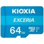 Mikro SD Speicherkarte mit Adapter Kioxia Exceria 64 GB UHS-I Klasse 10 Blau von Kioxia, Speicherkarten - Ref: S9122520, Prei...