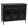 Sideboard Alexandra House Living Black Metal Glass 40 x 80 x 100 cm by Alexandra House Living, Sideboards - Ref: D1632033, Pr...