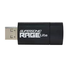 Clé USB Patriot Memory Supersonic Rage Lite Noir Noir/Bleu 64 GB de Patriot Memory, Clés USB - Réf : S9122635, Prix : 7,67 €,...