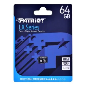 Carte Micro SD Patriot Memory PSF64GMDC10 64 GB de Patriot Memory, Cartes mémoire - Réf : S9122643, Prix : 5,40 €, Remise : %