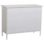 Credenza Alexandra House Living Bianco Metallo Vetro 40 x 80 x 100 cm di Alexandra House Living, Credenze e buffet - Rif: D16...