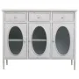 Credenza Alexandra House Living Bianco Metallo Vetro 40 x 80 x 100 cm di Alexandra House Living, Credenze e buffet - Rif: D16...