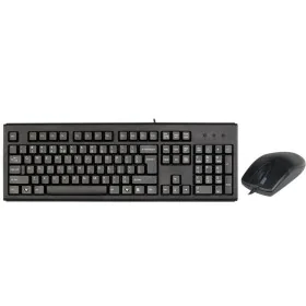 clavier et souris A4 Tech KM-720620D Noir Anglais QWERTY Qwerty US de A4 Tech, Claviers - Réf : S9122893, Prix : 21,22 €, Rem...