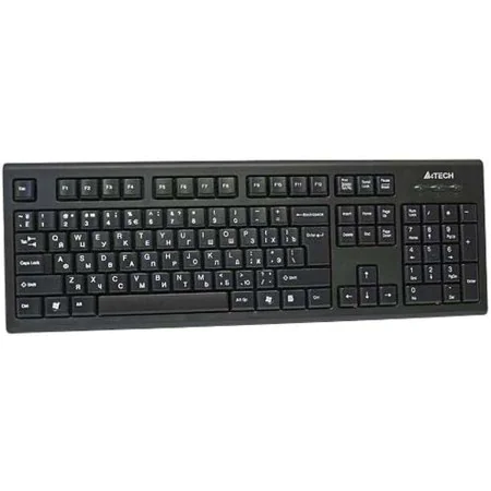 Tastatur A4 Tech KR-85 Schwarz Englisch EEUU QWERTY von A4 Tech, Tastaturen - Ref: S9122896, Preis: 14,02 €, Rabatt: %