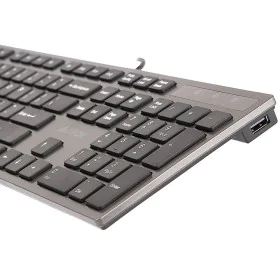 Teclado A4 Tech KV-300H QWERTY Negro Gris Monocromo Negro/Gris de A4 Tech, Teclados - Ref: S9122897, Precio: 37,66 €, Descuen...