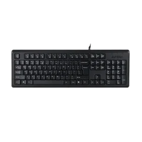 Clavier A4 Tech KR-92 Noir Monochrome Anglais QWERTY de A4 Tech, Claviers - Réf : S9122899, Prix : 18,00 €, Remise : %