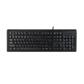 Tastatur A4 Tech KR-92 Schwarz Schwarzweiß Englisch QWERTY von A4 Tech, Tastaturen - Ref: S9122899, Preis: 17,80 €, Rabatt: %