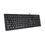 Clavier A4 Tech KR-92 Noir Monochrome Anglais QWERTY de A4 Tech, Claviers - Réf : S9122899, Prix : 18,00 €, Remise : %