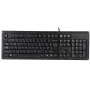 Clavier A4 Tech KR-92 Noir Monochrome Anglais QWERTY de A4 Tech, Claviers - Réf : S9122899, Prix : 18,00 €, Remise : %