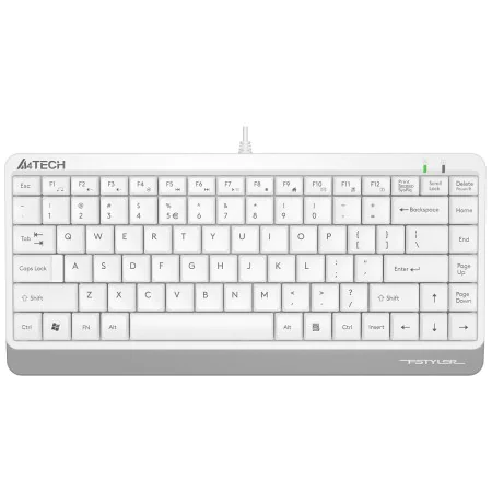 Keyboard A4 Tech A4TKLA47119 QWERTY White English by A4 Tech, Keyboards - Ref: S9122905, Price: 15,65 €, Discount: %