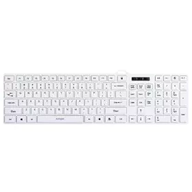 Tastatur Activejet Klawiatura USB K-3066SW Weiß QWERTY von Activejet, Tastaturen - Ref: S9122965, Preis: 9,81 €, Rabatt: %