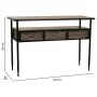 Hall Table with Drawers Alexandra House Living Brown Metal 42 x 80 x 122 cm by Alexandra House Living, Tables - Ref: D1632040...