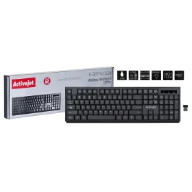 Clavier Activejet K-3911W Noir QWERTY de Activejet, Claviers - Réf : S9122973, Prix : 9,06 €, Remise : %