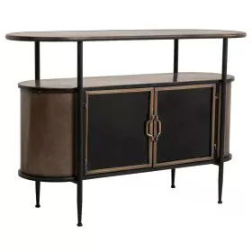 Credenza Alexandra House Living Marrone Metallo Vetro 42 x 80 x 121 cm di Alexandra House Living, Credenze e buffet - Rif: D1...