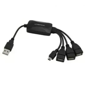 Hub USB Esperanza EA114 Negro Multicolor de Esperanza, Hubs de red - Ref: S9123185, Precio: 4,94 €, Descuento: %