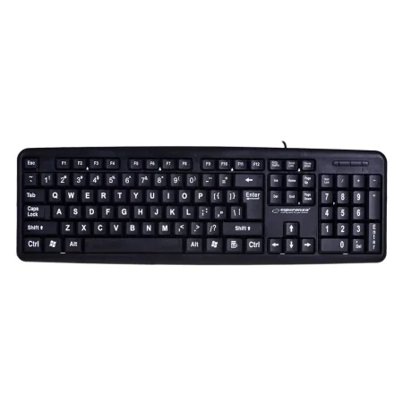 Clavier Esperanza EK129 Noir Anglais QWERTY de Esperanza, Claviers - Réf : S9123190, Prix : 6,78 €, Remise : %