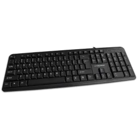 Clavier Esperanza EK139 Noir Monochrome Polonais QWERTY de Esperanza, Claviers - Réf : S9123197, Prix : 6,43 €, Remise : %