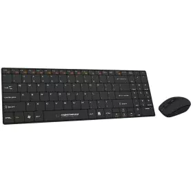 clavier et souris Esperanza EK122K Noir QWERTY de Esperanza, Ensembles Clavier et Souris - Réf : S9123200, Prix : 22,07 €, Re...