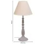 Desk lamp Alexandra House Living White Grey Metal Cloth 220-240 V 23 x 49 x 23 cm by Alexandra House Living, Bedside and Tabl...