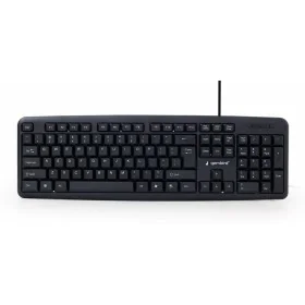 Clavier GEMBIRD KB-U-103-RU Noir Monochrome Anglais Russe QWERTY de GEMBIRD, Claviers - Réf : S9123268, Prix : 6,23 €, Remise...