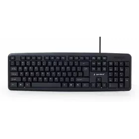 Keyboard GEMBIRD KB-U-103-RU Black Monochrome English Russian QWERTY by GEMBIRD, Keyboards - Ref: S9123268, Price: 6,28 €, Di...