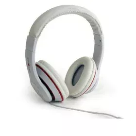 Casque audio GEMBIRD MHS-LAX-W Blanc de GEMBIRD, Écouteurs et accessoires - Réf : S9123294, Prix : 9,86 €, Remise : %