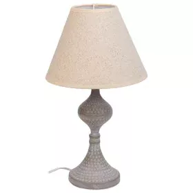 Lampada da tavolo Alexandra House Living Bianco Grigio Metallo Stoffa 220-240 V 23 x 41 x 23 cm di Alexandra House Living, La...